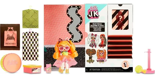 Muñeca L.o.l. Surprise! Jk Neon Q.t. Mini Con 15 Sorpresas