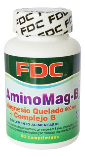 Aminomag-b 900 Mg X 60 Comprimidos