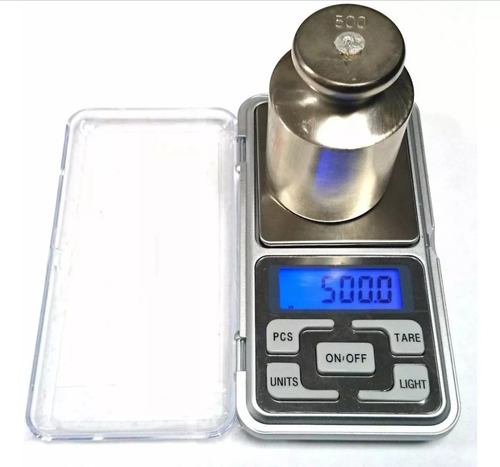 Balanza Digital De Precision 500g / 0.1g Lcd C/ Luz Portable