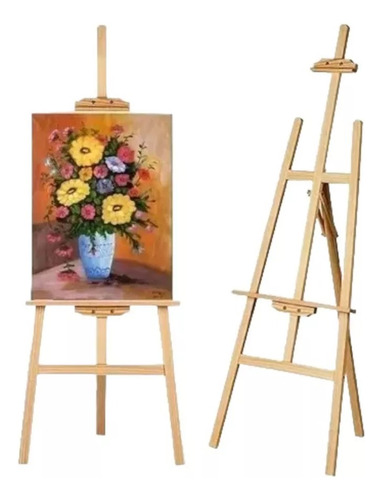 Atril Madera Ajustable Artista Infantil Pintar Altura 90 Cm