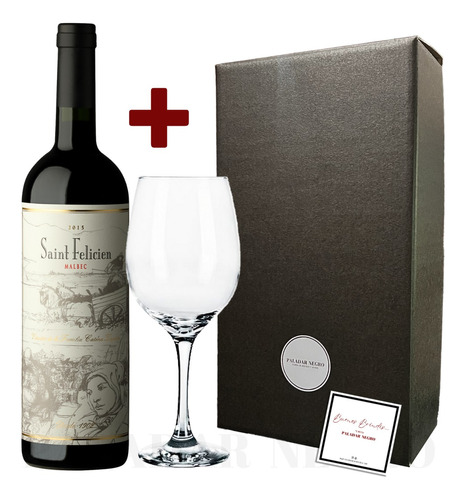 Saint Felicien Malbec + Copón Para Regalo Paladar Negro