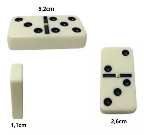 Jogo De Domino Jumbo Grosso Profissional Resistente