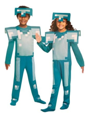 Disfraz Minecraft Armadura Fancy Talla 4-6 Años