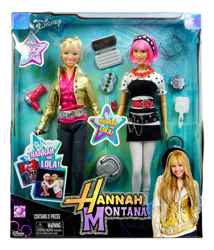 Disney Hannah Montana Fabulous Rock Hannah & Lola 2007
