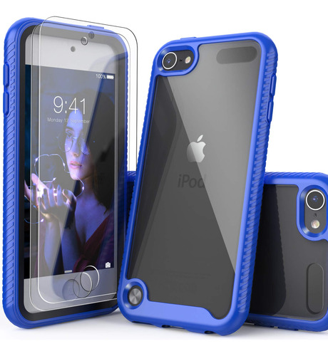 Idystar iPod Touch 7th Generation Case, 2 In 1 Shockproof Ip