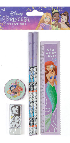 Set Escritura Princesas C/5 Piezas - Mosca