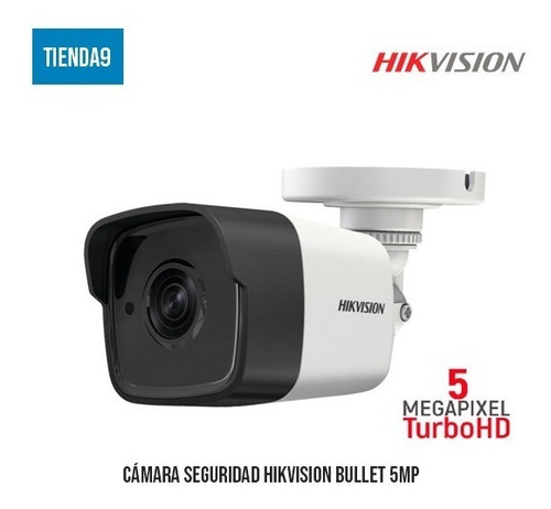 Cctv Camara Profesional Hikvision Bullet 5mp 2.8mm Metalico