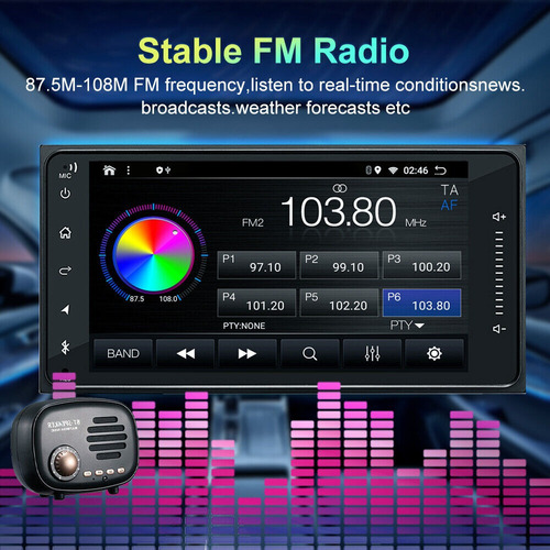 Z Pantalla Estéreo Para Toyota Corolla Rav4 Hilux Yaris