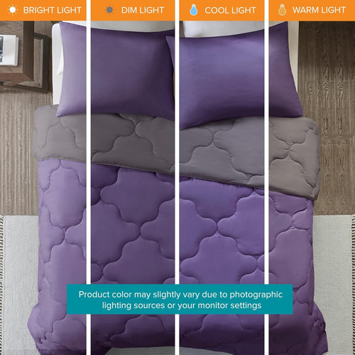 Comfort Spaces ® edredón Doble Vista King Size +fundas Almoh