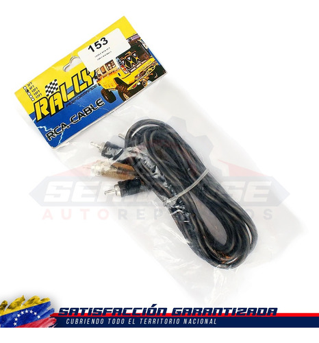 Cable De Audio Rca Rally 6ft 1,82mts 