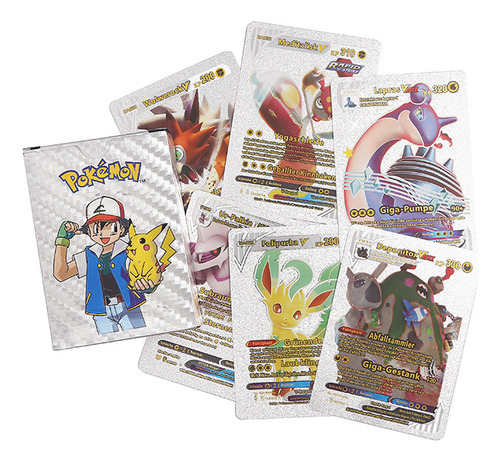 55 Unidades De Tarjetas Pokémon, Tarjetas De Coleccionista D