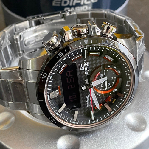 Reloj Casio Edifice Ecb-800db-1a Solar Bluetooth Original