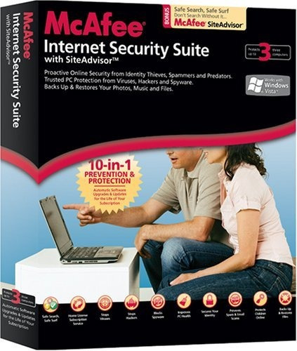Mcafee Seguridad Internet 2008 - 3 Usuarios.