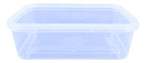 10 Marmita Pote Retangular Lacre Microondas Freezer 500ml 