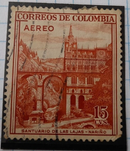 Sello Postal - Colombia - Turismo ( 2 ) 1954