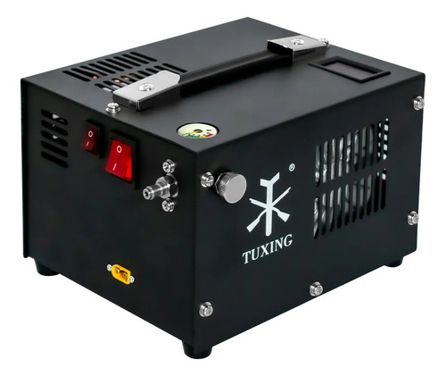 Minicompresor de aire Tuxing TXET06 con batería portátil, 127 V, negro