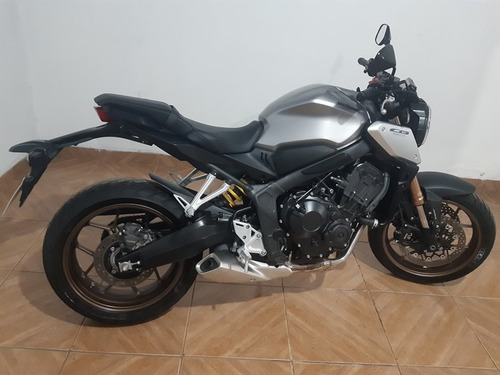 Imagem 6 de 10 de Honda Cb 650 R Abs 2021 Prata