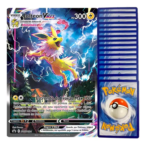 Kit Cartas Pokémon Jolteon Eevee Evolução