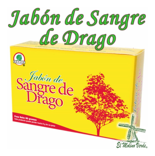 Jabón Sangre De Drago - Renase 80gr - g a $206