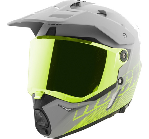 Casco Doble Propósito Joe Rocket Rkt 26 Solar Flare Gris