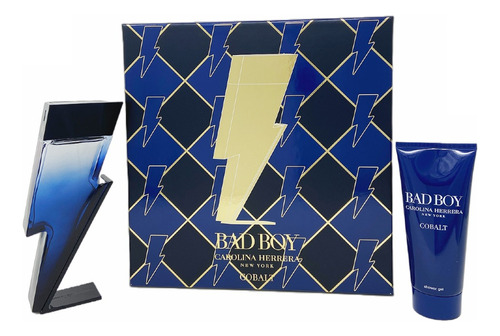 Carolina Herrera Bad Boy Cobalt Set De 2 Pz Para Hombre