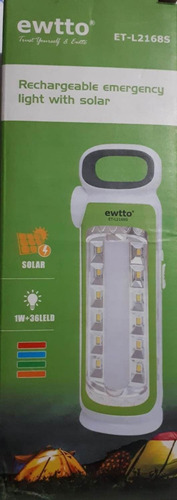 Imagen 1 de 4 de Linterna L2168 Emergencia Led Ewtto X 2 Unidades - Ewtto