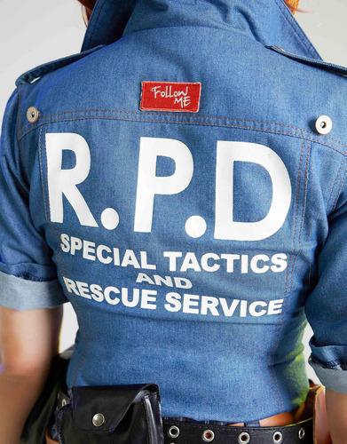 C Disfraz De Cosplay Para Mujer, Top Y Falda De Policía (xl,