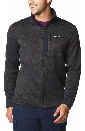 Campera Columbia Sweater Weather Cierre Completo Hombre (bla