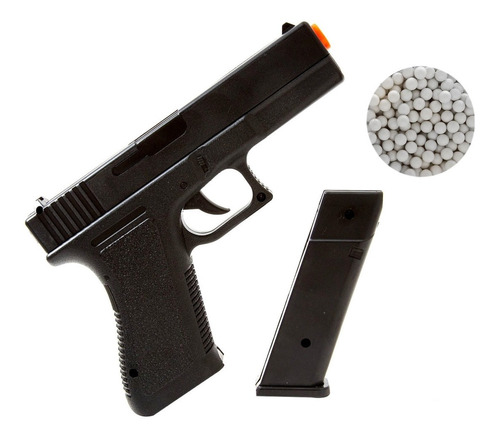 Imagem 1 de 7 de Pistola Glock V307 Airsoft Rossi 6mm 150fps + Munições Bbs