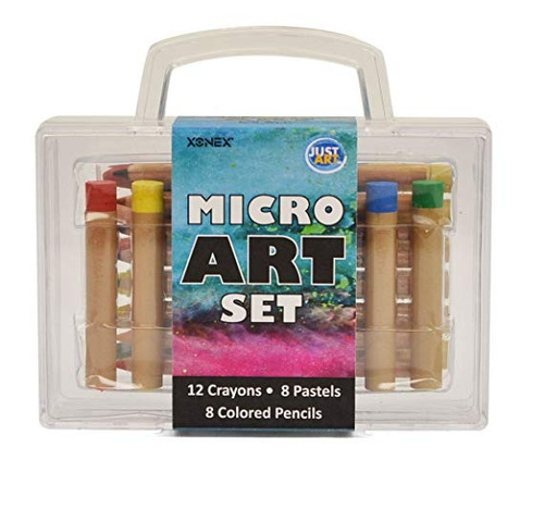 Xonex Micro Set Arte, Tiendas De Micro 12 Crayones, Lápices