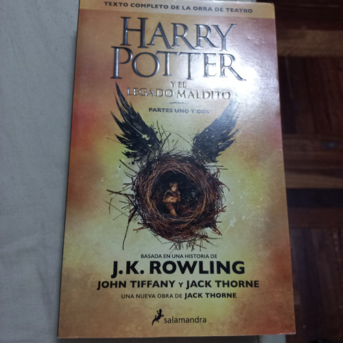 Libro Harry Potter Y El Legado Maldito. Tomo 8.partes 1 Y 2