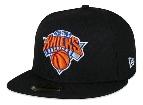 Boné New Era 5950 New York Knicks Aba Reta Preto