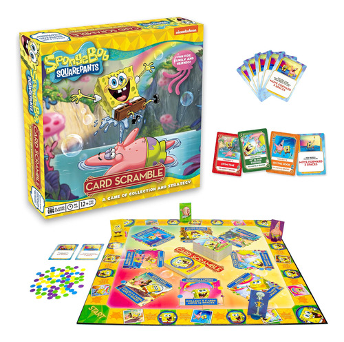 Juego De Mesa De Cartas De Bob Esponja