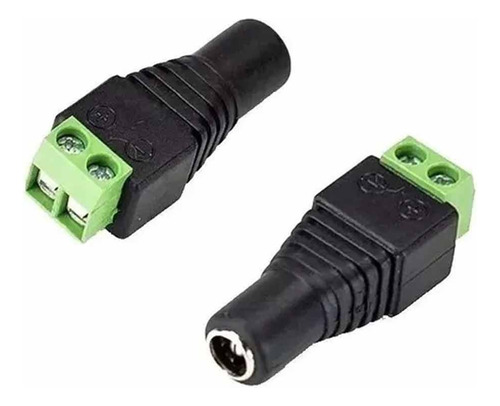 Conector Dc Hembra Y Macho Para Cctv