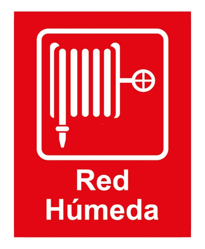 Señaletica Autoadhesiva - Red Humeda