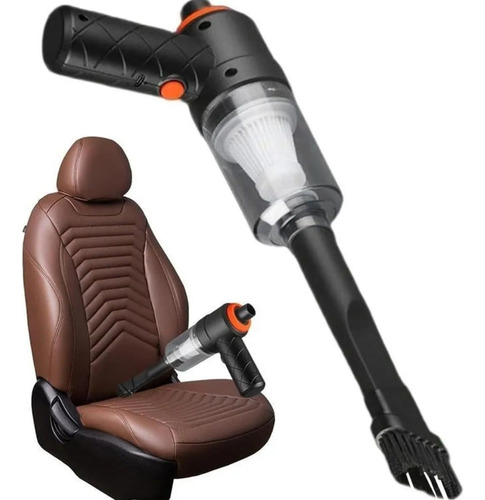 Aspiradora De Mano Portatil Inalambrica Para Auto Usb Hogar Negro