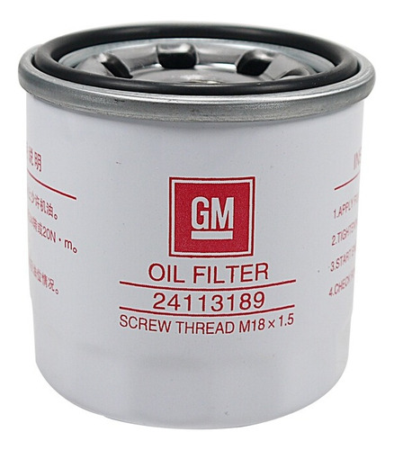 Filtro Aceite Chevrolet Onix  1.0  2023