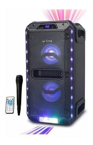Parlante Uline Bt 8016 Con Bluetooth Fm Usb Mic, Control 50w