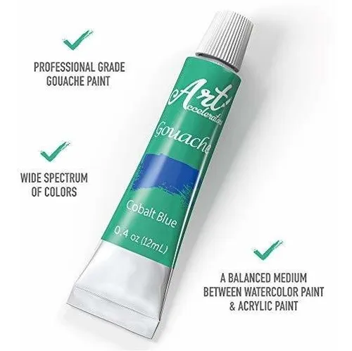 Pintura De Tela Juego De Pintura Gouache - Kit De 32 Colores
