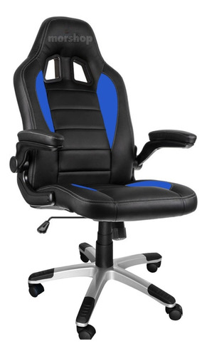 Sillon Gamer Silla Playstation Xbox Ps4 Gaming Pc Oficina Color Azul