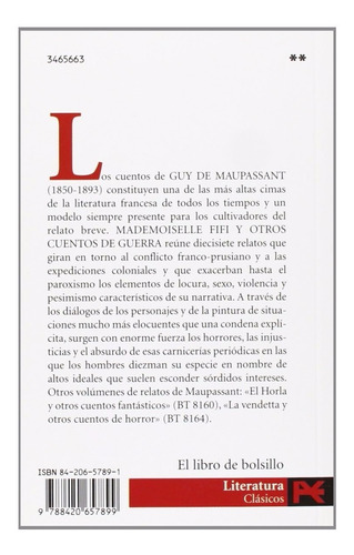 Guy De Maupassant Mademoiselle Fifi Cuentos Guerra Alianza