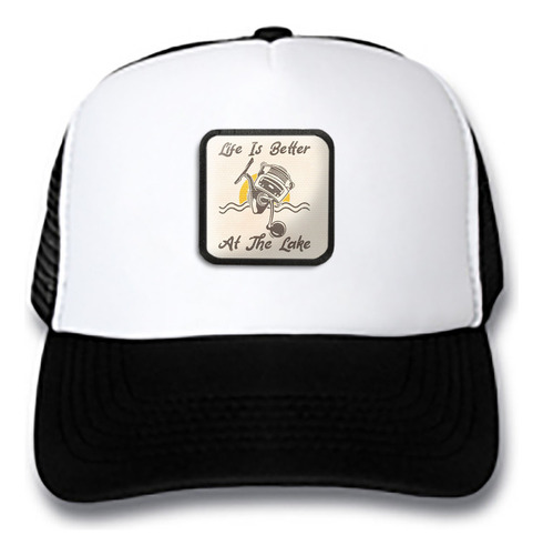 Gorra Gorro Trucker Pesca Pescador Fishing Life Better Pes5