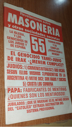 Revelaciones Sobre Masoneria N°55  Febrero De 1991