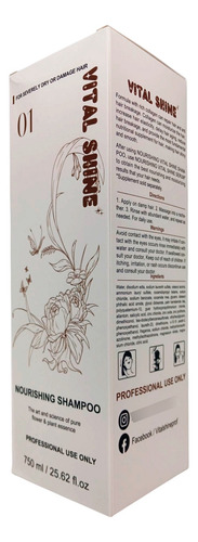 Shampoo Con Colágeno Nutritivo Vital Shine 750ml