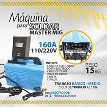 Comprar Maquina Soldar Master Mig Jet-180 160a 110\u002F220v \u002F 05073