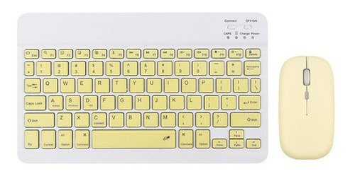 Teclado Inalámbrico Bluetooth Ratón Universal Tablet Teléfon