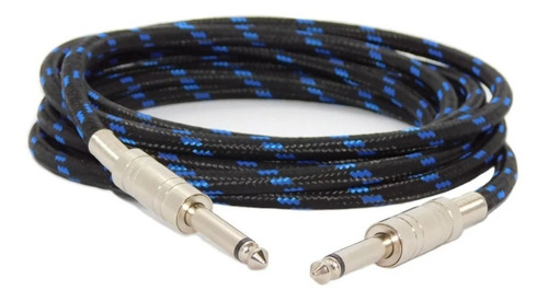 Imagen 3 de 3 de Cable Plug Instrumentos 6mts Guitarra Bajo Hamc