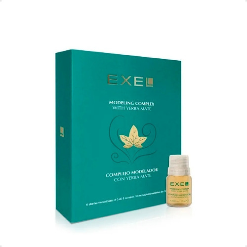 Exel Complejo Modelador Con Yerba Mate Ampollas (6un 12ml)