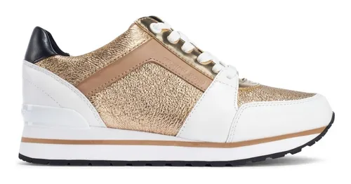 Tenis michael best sale kors dorados