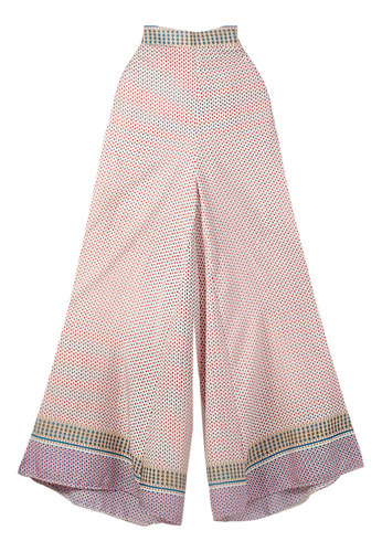 Pantalon Acampanado Rosa Angelozano W63